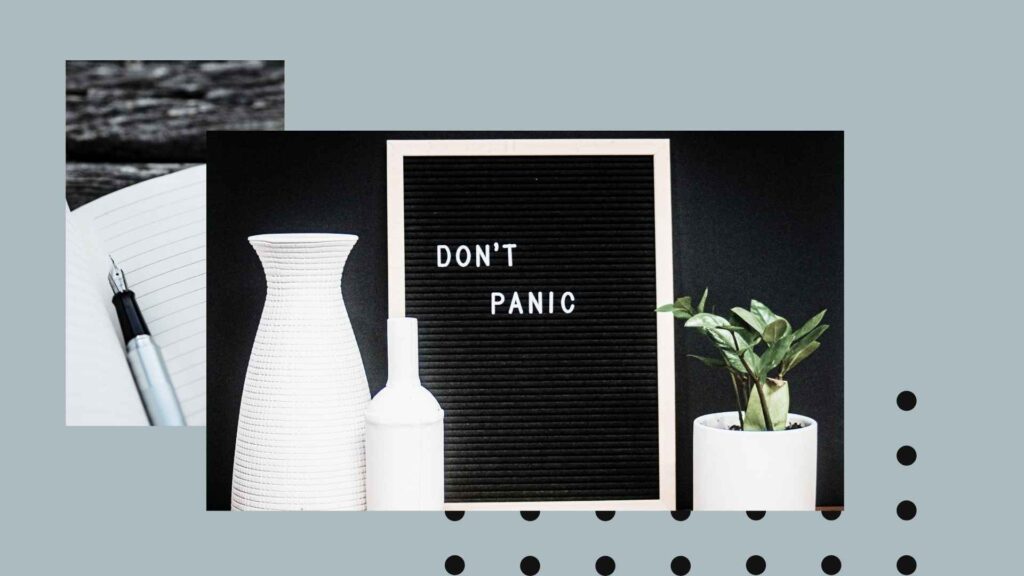 don't panic immagini per la pianificazione del secondo trimestre