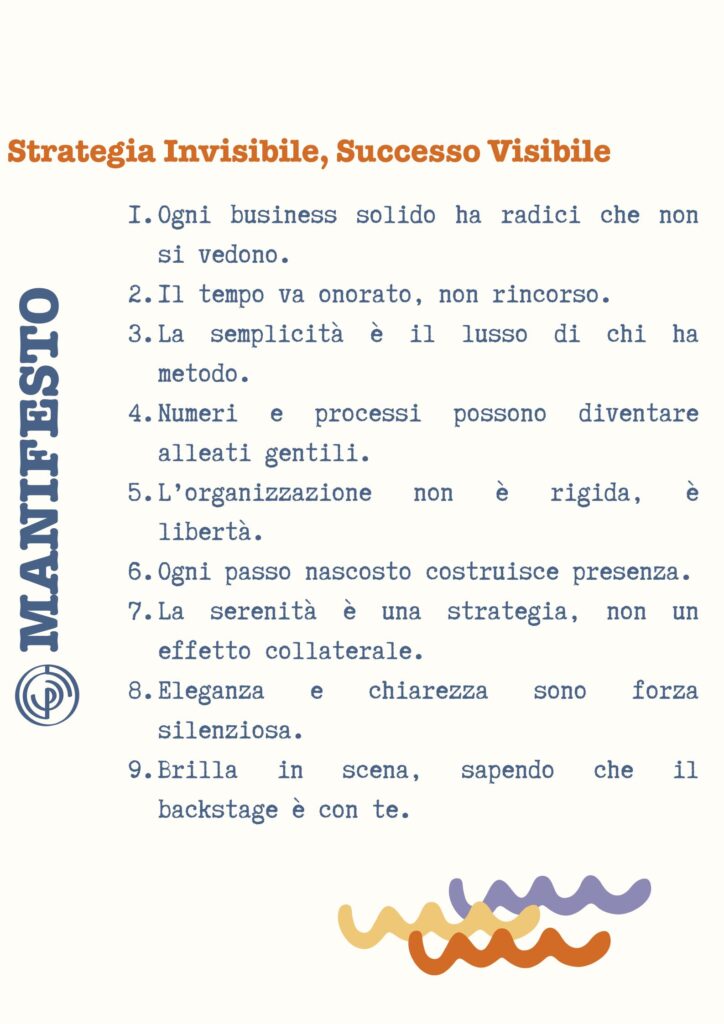 Manifesto-tris-2025 strategia invisibile: il manifesto del mio brand